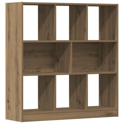 vidaXL Bücherregal Artisan-Eiche 97,5x29,5x100 cm Holzwerkstoff, Büroschrank, Bücherregal, Regal, Büroregal, Bücherregale, Regale, Aktenregal