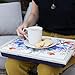 Creative Tops Lap Tray with Cushion with Meadow Floral Design, 44 x 34cm, Multi-Colour