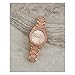 Anne Klein Women's AK/3214LPRG Rose Gold-Tone and Light Pink Resin Bracelet Watch