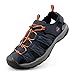 Knixmax Sandali Sportivi Estivi Uomo Donna Traspirante All'aperto Antiscivolo Escursionismo Scarpe da Trekking Passeggiata Arrampicata M-Navy-42