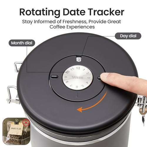 Veken 39OZ Large Coffee Canister