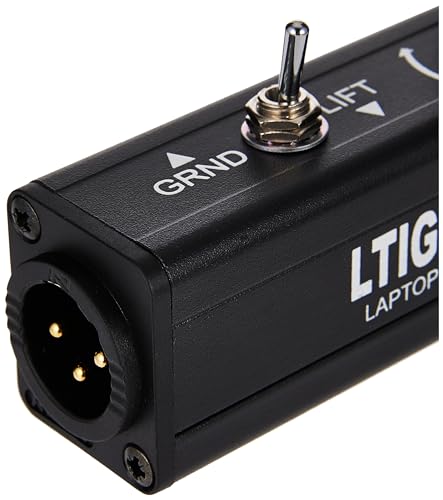 Rapco Horizon LTIGLBLOX Laptop Interface With Ground lift, black - Image 3
