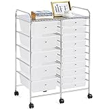 Design de tiroirs retirés : Toutes les 15 tiroirs pourraient être retirés, vous pourriez utiliser ces tiroirs retirés indépendamment comme boîtes de rangement ou les réinstaller après l'arrangement, tout dépend de vous.