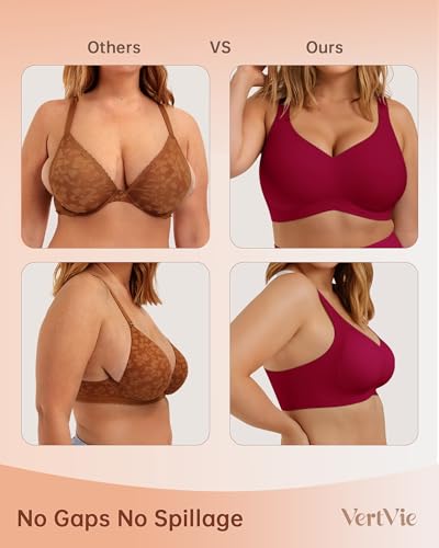 Image of Vertvie Wireless Seamless Jelly Bra Supportive Smoothing