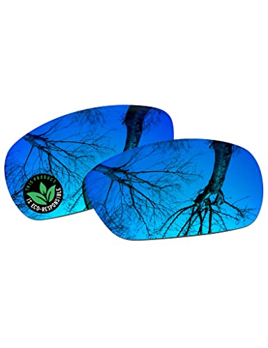 Image of Raydi Polycarbonate Replacement Lenses & Nosepads for Maui Jim Black Coral MJ249 Sunglasses