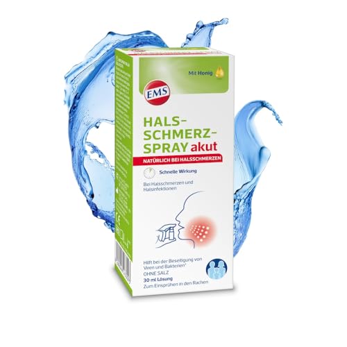 Ems Halsschmerz-Spray akut/Starke Hilfe bei Halsschmerzen und Halsinfektionen / 30 ml