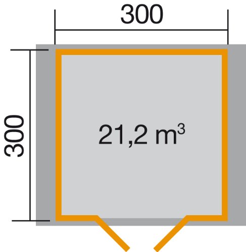 Weka Gartenhaus 132 Gr. 3 – Bild 3