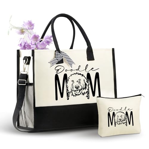 Bolso Tote de lona InnoBeta con cierre y correa miniatura 1