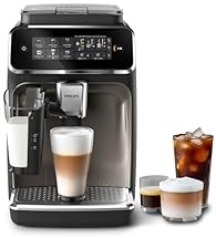 Philips 3300 Series Bean to Cup Coffee Machine – 6 Hot & Iced drinks, LatteGo Milk Frother, Fastest-to-Clean, 40% Quieter, …