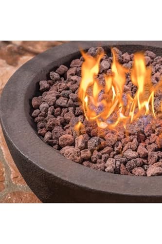 İri Kırmızı Pomza Mangal Taşı, 4 Kg, 2-4 Cm, Lav Gazlı Tüplü Mangal için