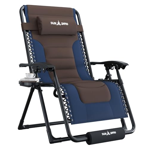 Image of UDPATIO Oversized Zero Gravity Chair Folding Padding Outdoor Recliner