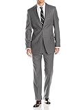 GN Luciano Men's Two Button Pinstripe Modern Fit Suit 2 Piece Jacket Pant (48 Long US / 58L EU/W 42