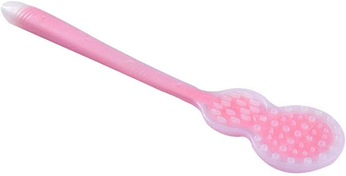 1 Pack Meridian Beat Massager,Plastic Hand-held Clapper,Household Board Massager to Beat The Back,Legs and Shoulders Pink