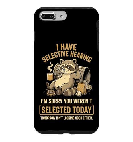I Have Selective Hearing�c�������ȑԓx�m�x���e�B �A���C�O�} �X�}�z�P�[�X iPhone 7 Plus/8 Plus �p