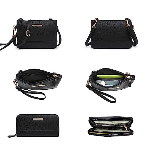 Bolso Tote grande para mujer con 3 piezas miniatura 5