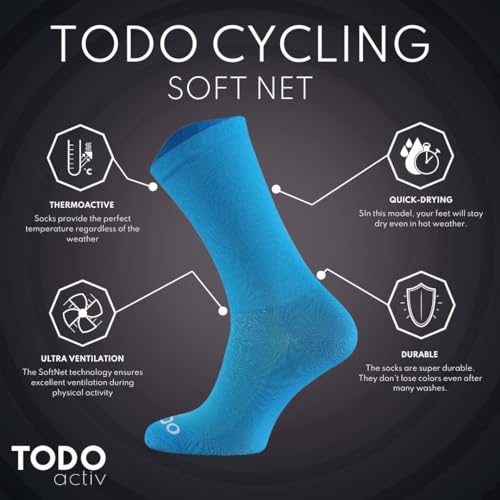 TODO PRO Cycling Socks - Breathable Bike Socks for Men and Women4