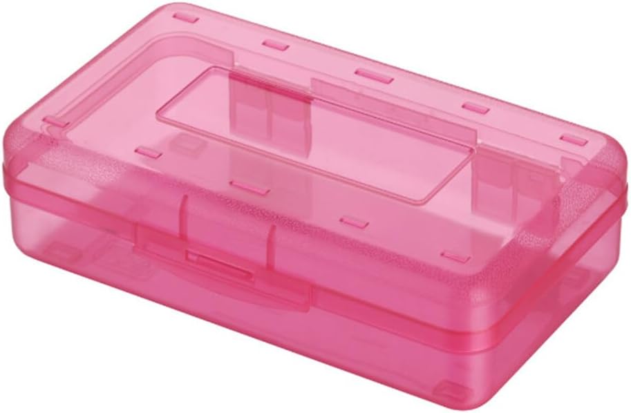 URFEDAPen box storage box plastic pencil case pencil case made of plastic storage box transparent pen box pencil box made of plastic brush painting pens for pens brushes stationery
