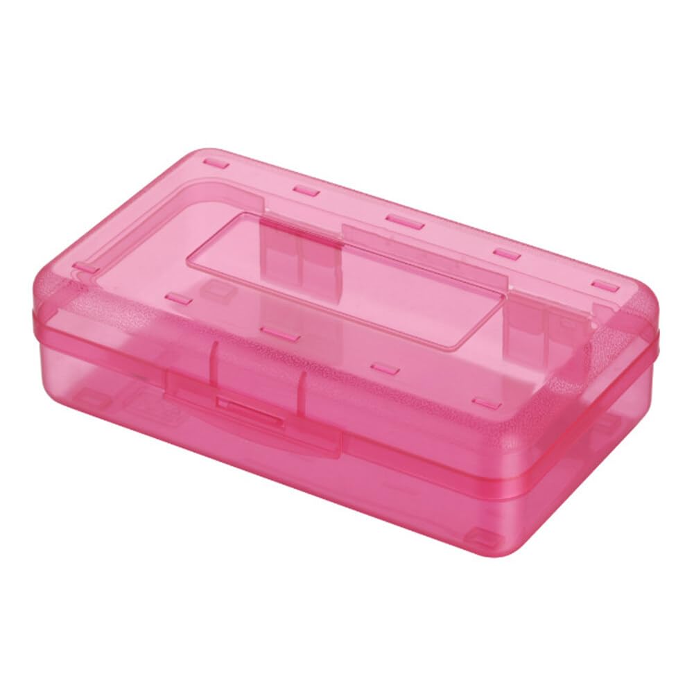 URFEDAPen box storage box plastic pencil case pencil case made of plastic storage box transparent pen box pencil box made of plastic brush painting pens for pens brushes stationery