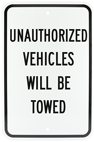 Panneau de signalisation rectangulaire Brady 115231 MUTCD pour parking