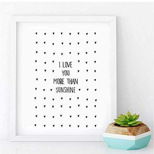 Peinture mur art imprimé et toile pépinière décor quote pour enfants