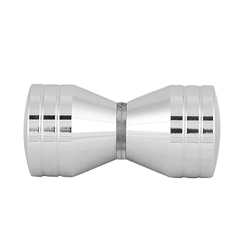 Shower Door Handle Knob, Door Knobs Aluminum Alloy -Plated Material Shower Door Knob, for Home Bathroom Glass Door(Aluminum Alloy 2)