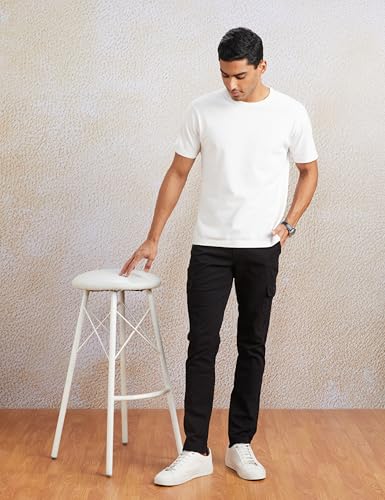 Image of Amazon Brand - Symbol Men's Stretchable Slim Fit Cargo Pants | Chinos | Casual Trousers