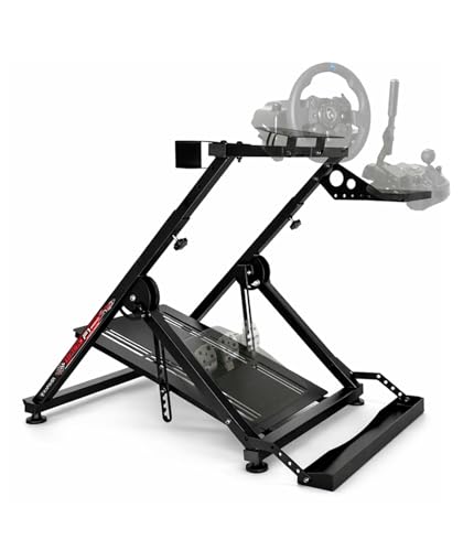 Image of KAPAVER Halo-F1 Pro Steering Wheel Stand, portable & adjustable sim cockpit for Logitech G29 /G920 /G923 /G27 /G25, Thrustmaster T248 /T300RS /T150 /458 TX, Xbox, PS4 & PS5