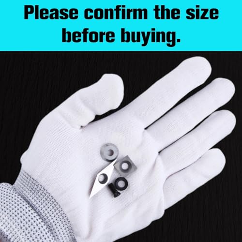 SPEEDWOX 12 Pieces Tungsten Carbide Cutters Inserts Set for Wood Lathe Turning Tools Include 11mm Square with Radius,12mm and 8.9mm Round,31mm 10mm Diamond with Sharp Point, 12 Pieces Screws 7 SPEEDWOX 12 Pieces Tungsten Carbide Cutters Inserts Set for Wood Lathe Turning Tools Include 11mm Square with Radius,12mm and 8.9mm Round,31mm 10mm Diamond with Sharp Point, 12 Pieces Screws - Image 7