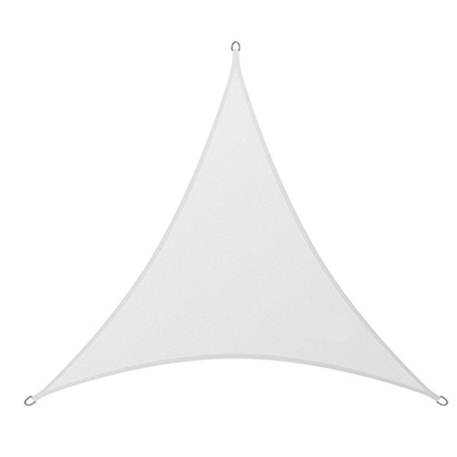 Voile d'ombrage triangulaire pour auvent extérieur romantique et chaleureux