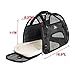 Pet Union Pet Carrier for Small Dogs, Cats, Puppies, Kittens, Pets (up to 10 lbs) Collapsible, Travel Friendly, Cozy and Soft Dog Bed, Carry Your Pet Safely and Comfortably (16.9 x 8.3 x 11 Inch)
