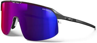 Julbo Density Performance Sunglasses for Men & Women w/Full Venting, Panoramic View for Active Sports - 100% UV Protection