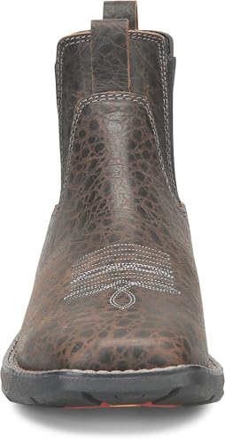 PHANTOM RIDER Crestone 6" Romeo Wide Square Toe Work Boots for Men with Carib Dusky Leather Upper, Oil- and Slip-Resistant Outsole, EH-Rated Work Boot4