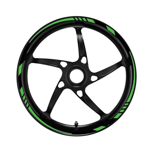 Aufkleber Motorrad Reflektierende Felgenaufkleber Für Motorräder Passend Für Aprilia RS125 Für Tuono RS 125, 660, RS660, GPR150 GPR 150 Wetterfeste Felgenaufkleber(Farbe 6)