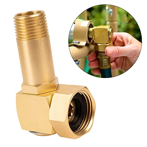 Conector de manguera de latón de 1 a 0.8 pulgadas para riego 3