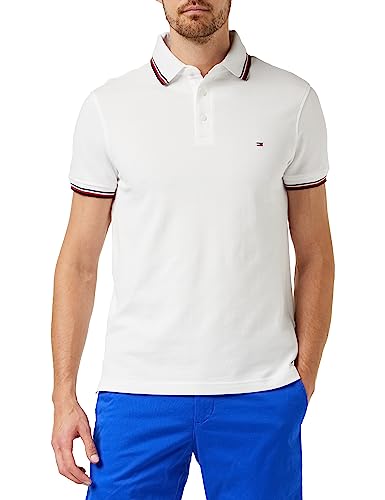 Tommy Hilfiger Herren Poloshirt Kurzarm 1985 Rwb Tipped Slim Polo Slim Fit,...