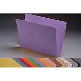 14pt Lavender Folders, Full Cut 2-Ply END TAB, Letter Size, 1-1/2