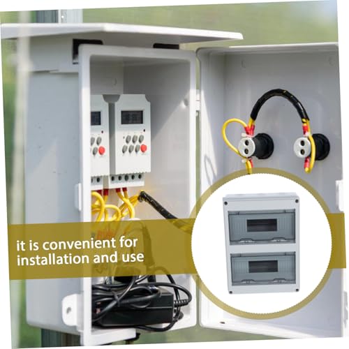 Boîte de distribution étanche circuits extérieurs coffret électrique transparent robuste IP65