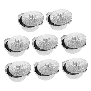 KOMBIUDA 8 Stück Alufolie Einweg-Grills