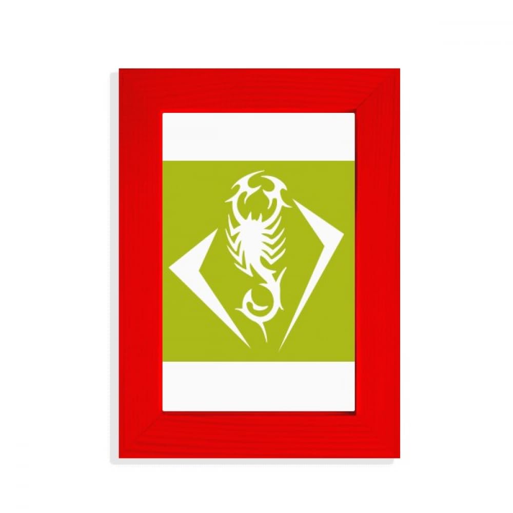 no/no Scorpion Natural Insect Good Picture Display Art Red Photo Frame