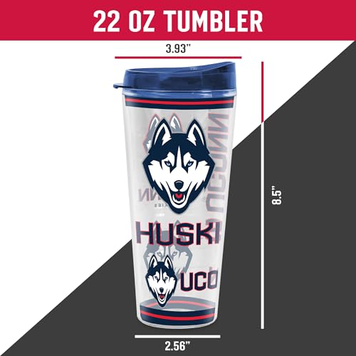 Image of Rico Industries NCAA College Double Wall Mayhem 16oz Or 20oz Tritan Tumbler W Lid