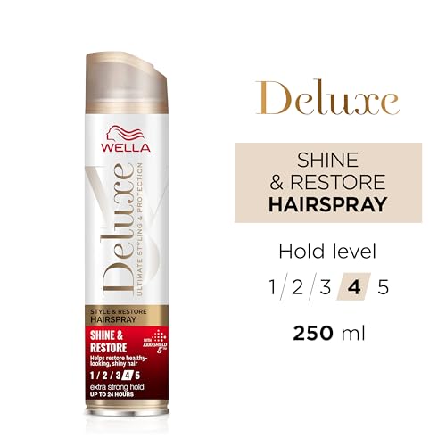 Wella Deluxe Shine & Repair Hairspray, 250ml - Image 3
