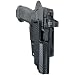 Black Scorpion Gear OWB Kydex Competition Holster, IDPA Approved fits Sig Sauer P320 X5 (Carbon Fiber)