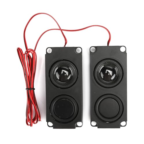 Mini Subwoofer, Mini Speaker Heavy Bass Audio Cavity 40mm Magnetic Dual Speaker 8Ω 5W Portable for TV Monitor by Generic - Used condition - Image 6