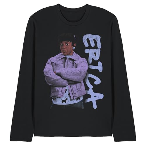 T-shirt Stranger Things Erica long sleeve noir pour vos soirées streaming