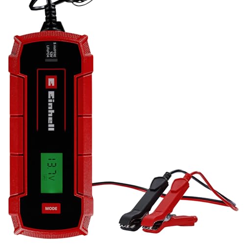 Einhell Batterie-Ladegerät CE-BC 5 M LiFePO4 (intelligentes 12 V Batterieladegerät mit Mikroprozessorsteuerung für verschiedenste Batterietypen, max. 5 A Ladestrom)