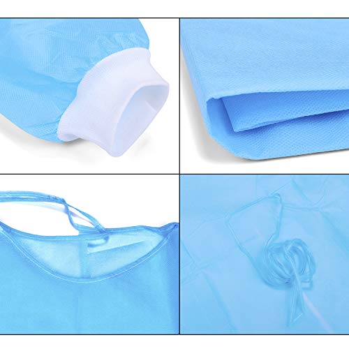 image for R RAYTEX PROTECTION Raytex Plastic Disposable Gowns Clothing 10 PCS An