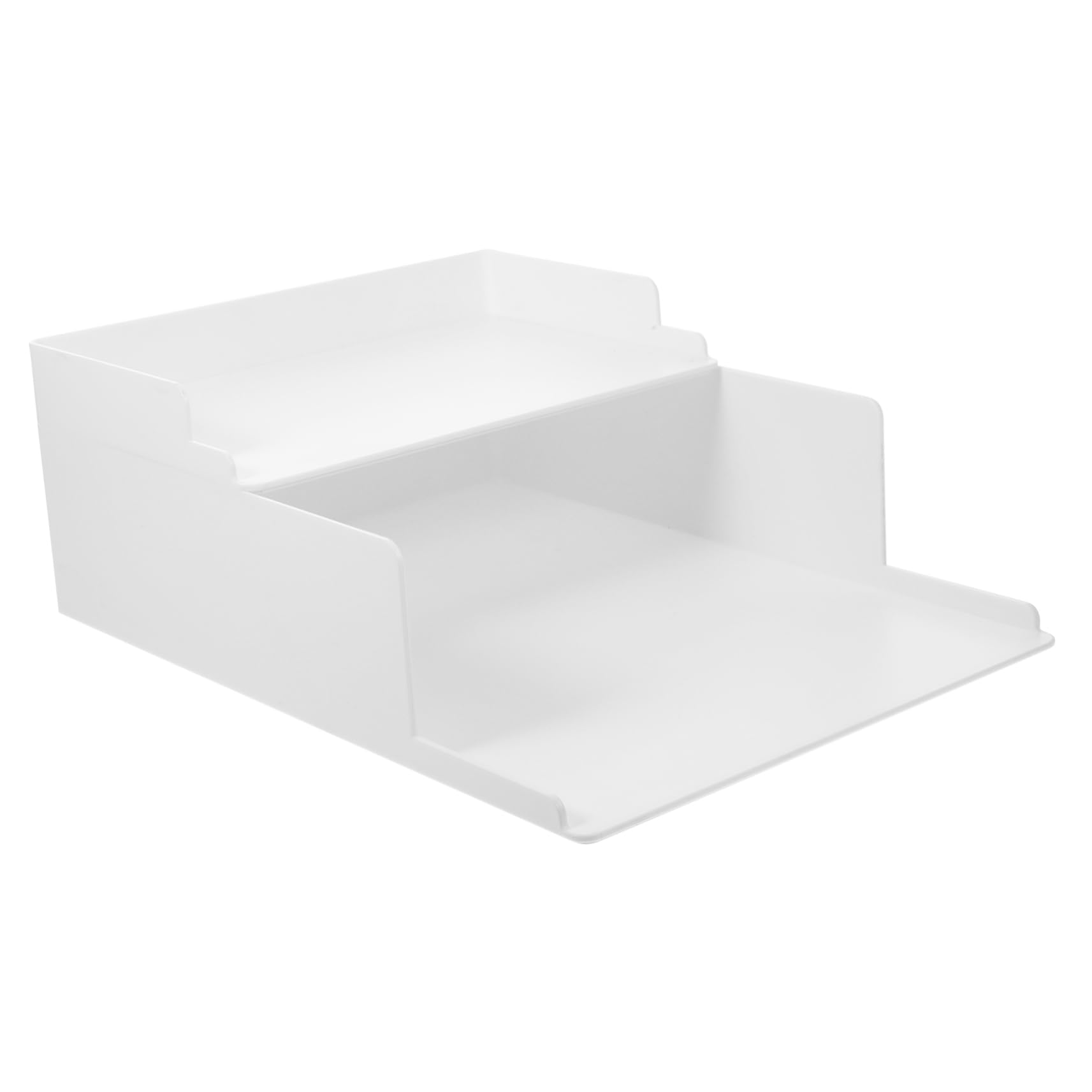 COHEALI 2pcs Desktop Holder Desktop Storage Organizer Stackable Desk Organizer Drawers for Office Makeup Drawer Office Supplies Desk Paper Organizers Paper Tray White The Hips A4 Mesh
