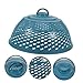 Veemoon Mesh Food Cover Tent Reusable Outdoor Food Covers for Picnics Bbqs and Camping Protects against Dust and Insects Chic Design for All Occasions Blue