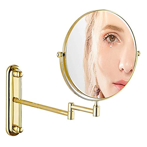Miroir grossissant mural pour voir les détails du visage sans se pencher
