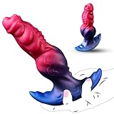 Leyuye Anal Plug Fantasy Dildo Monster Knot Analplug für Männer Frauen Anfänger Sex Analplugs Prostata G-Punkt Stimulation Silikon Horse Dildos mit Saugnapf Buttplug Analdildos Analspielzeuge (S)